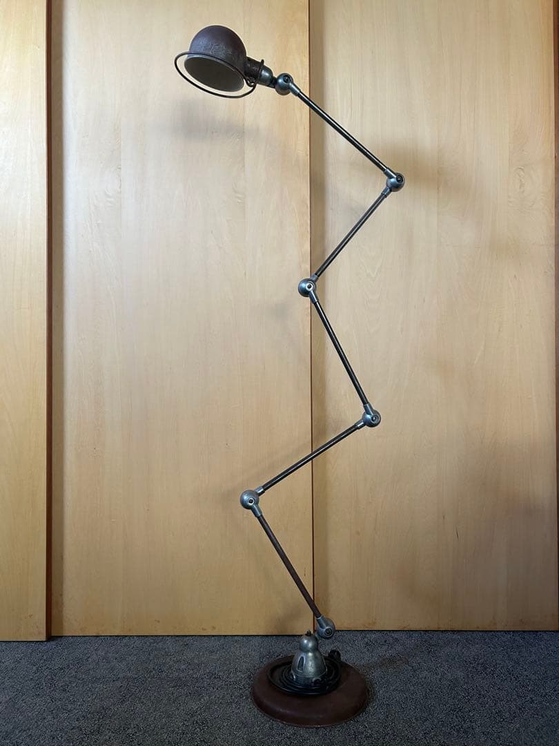 ジャンク ビンテージJIELDE 5bras ジェルデ 5アーム フロアランプ