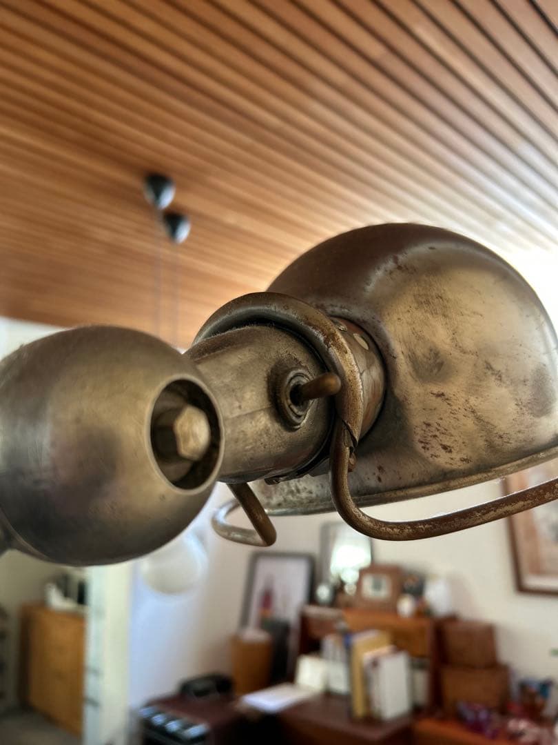 ジャンク ビンテージJIELDE 5bras ジェルデ 5アーム フロアランプ