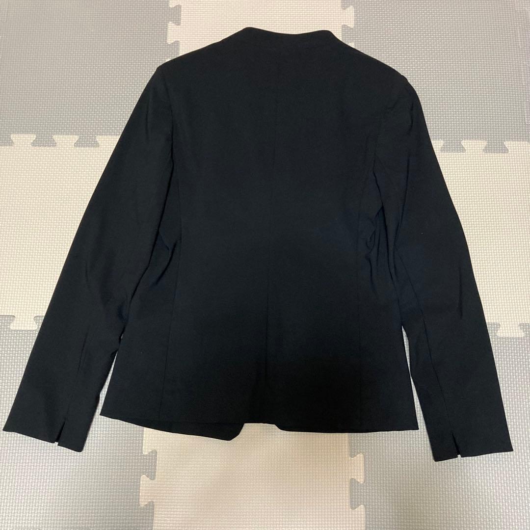 美品✨PLST プラステ パンツスーツ セットアップ ノーカラー ブラック S