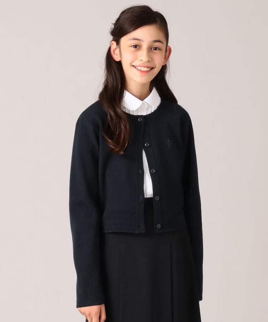 ファミリア　ワンピース　　組曲　ニットジャケット　フォーマル2点セット