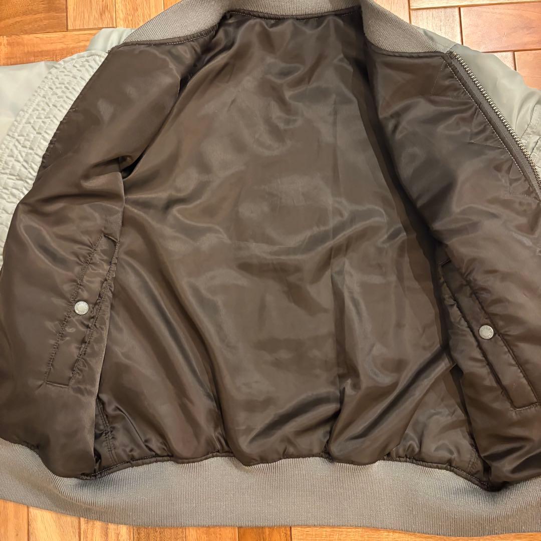 AVIREX シグネチャーロゴ　MA-1 グリーン Mサイズ alpha