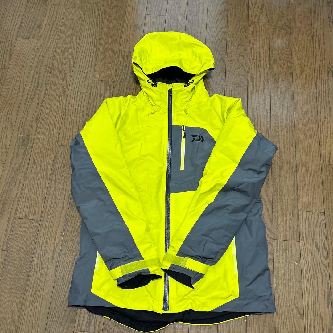 超美品レディースLサイズDaiwa GORE-TEX 防寒イエロー/グレー