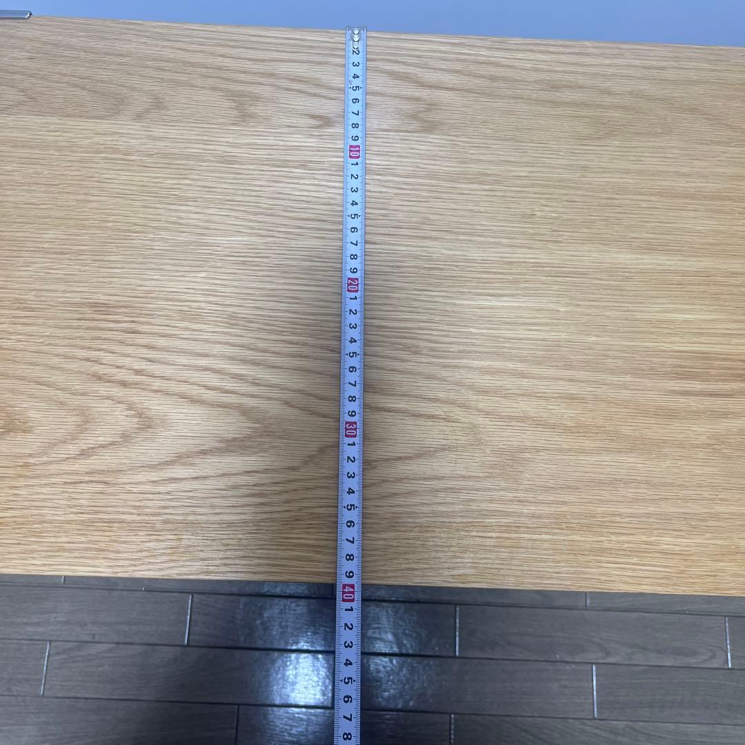 無印良品　ステンレスユニットシェルフ　オーク材