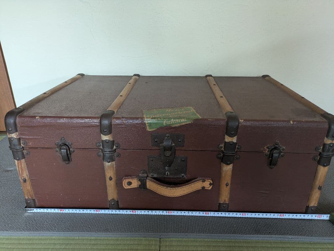 【引取9999円】アンティーク　レトロ　ヴィンテージ　トランク　収納　ボックス