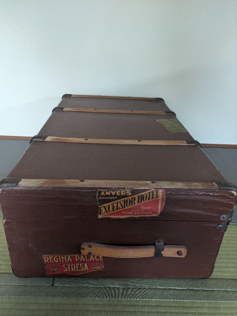 【引取9999円】アンティーク　レトロ　ヴィンテージ　トランク　収納　ボックス