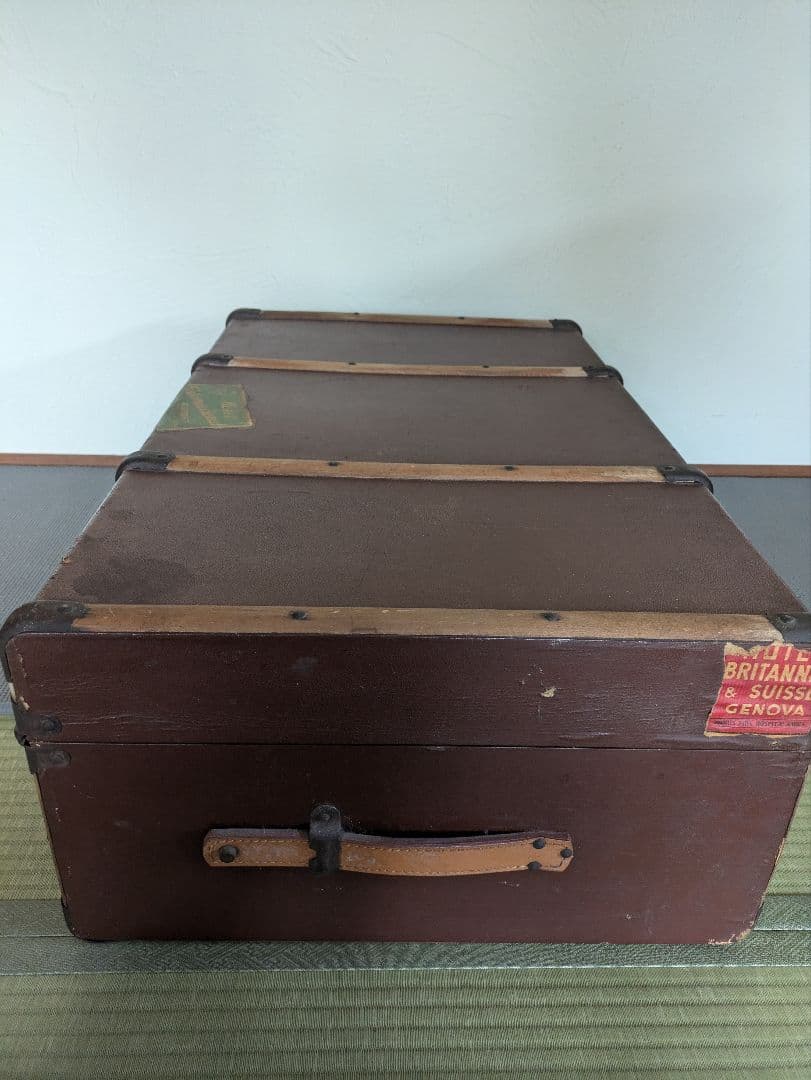 【引取9999円】アンティーク　レトロ　ヴィンテージ　トランク　収納　ボックス