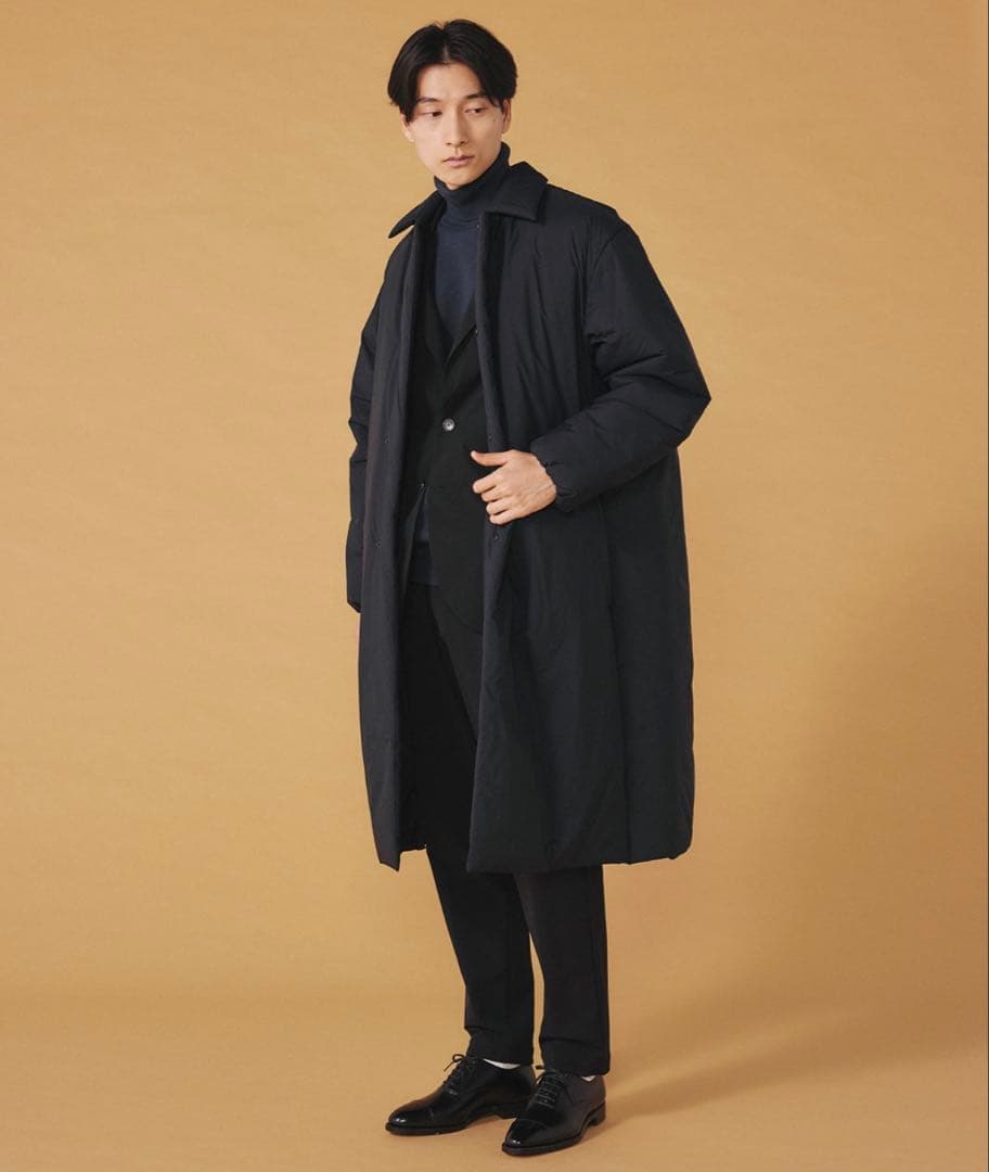 温度調整可　HOTOPIA×UNFILO ロングコート　撥水加工