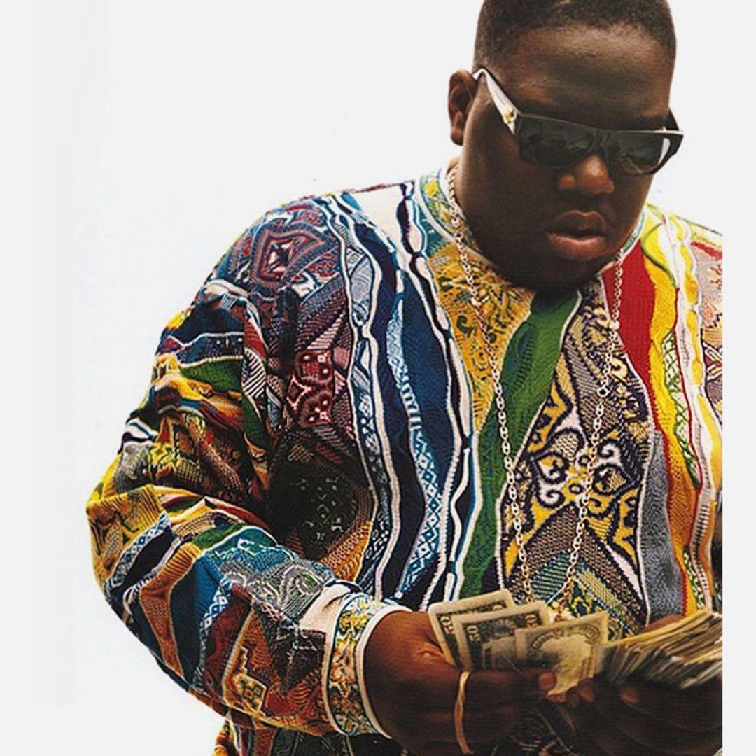 s*t様 [激レア]COOGI カーディガン 3Dニット XL ストリート B系