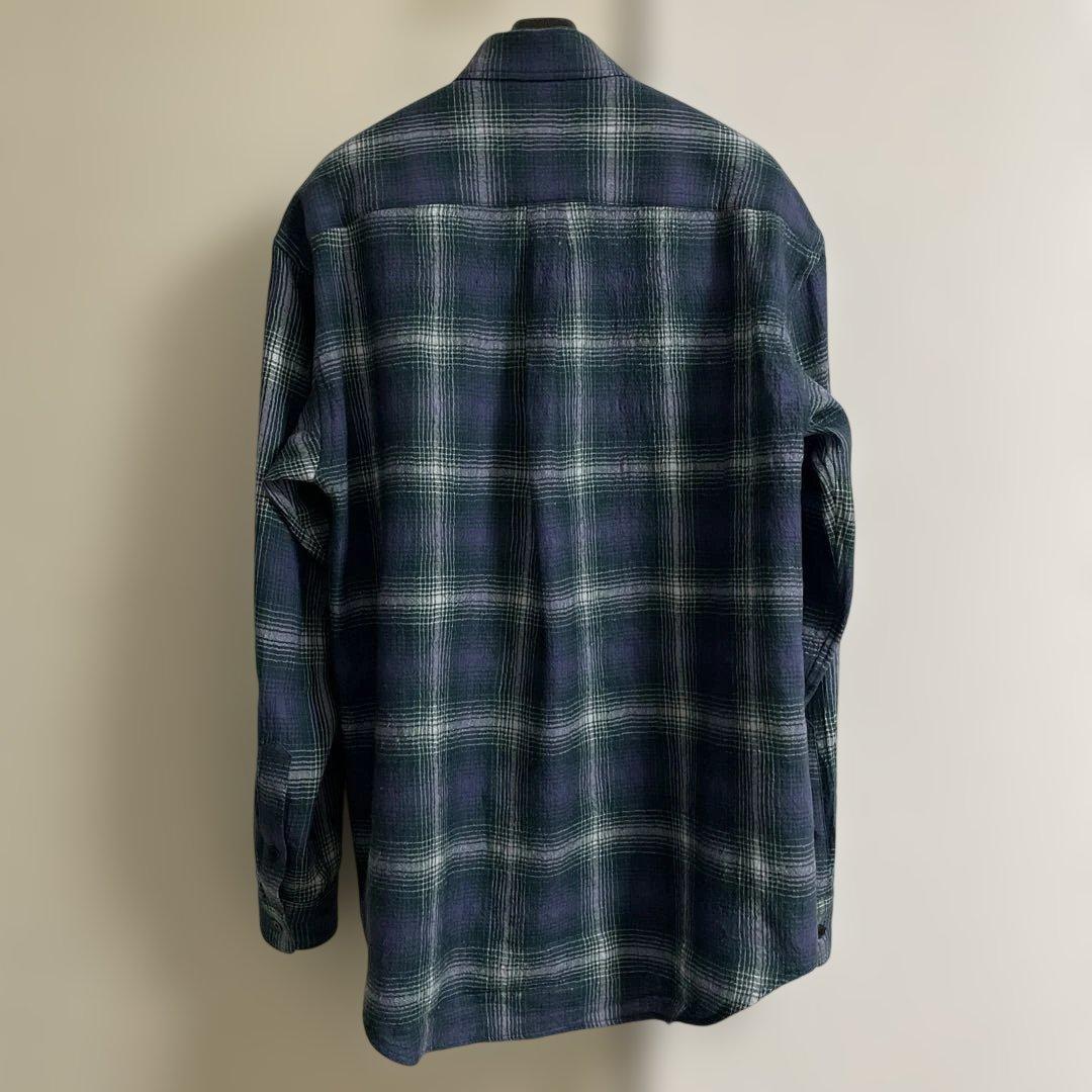 トップス AIRY WOOL CHECK SHIRT 3