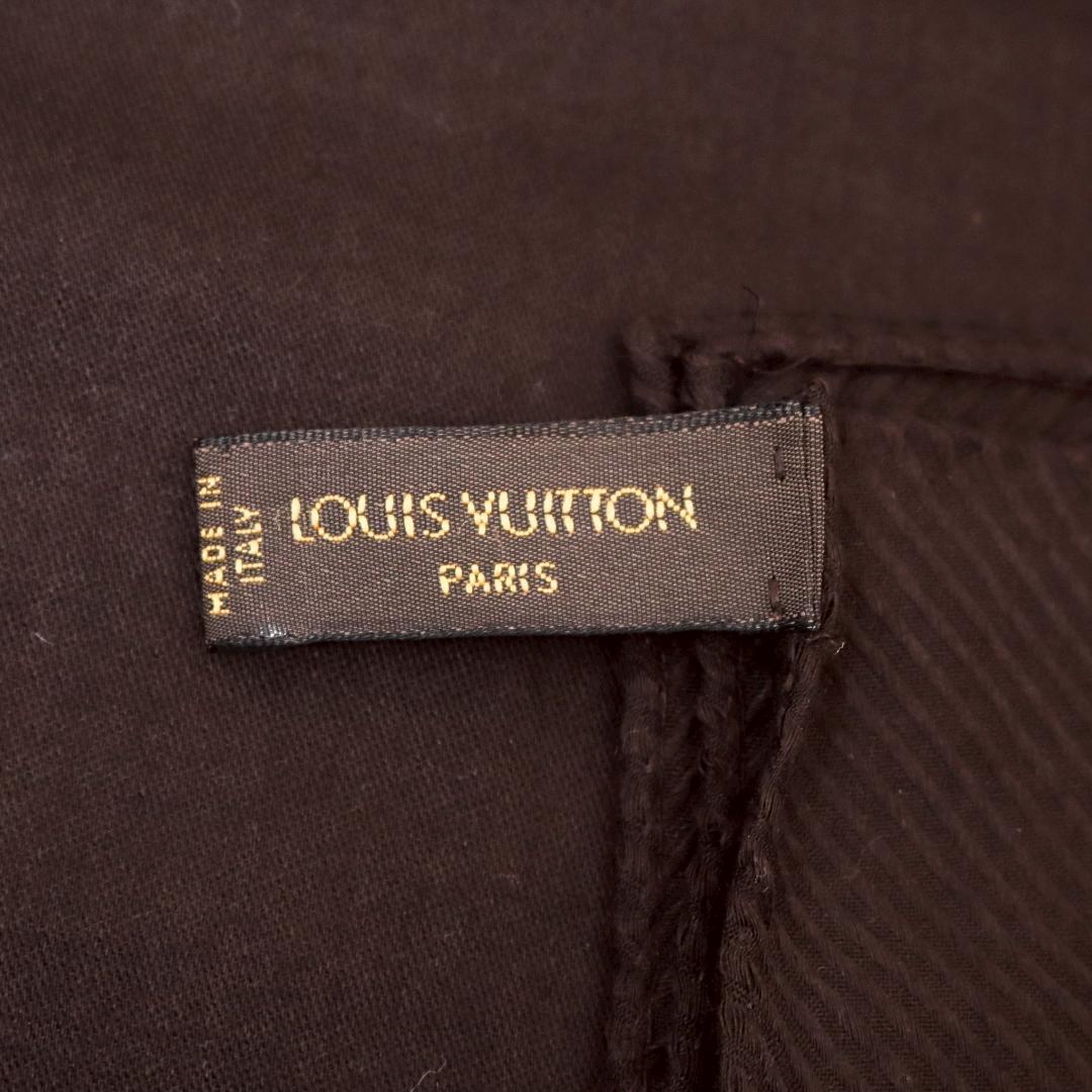 LOUIS VUITTON 大判カシミヤシルクストール 62×184cm n53