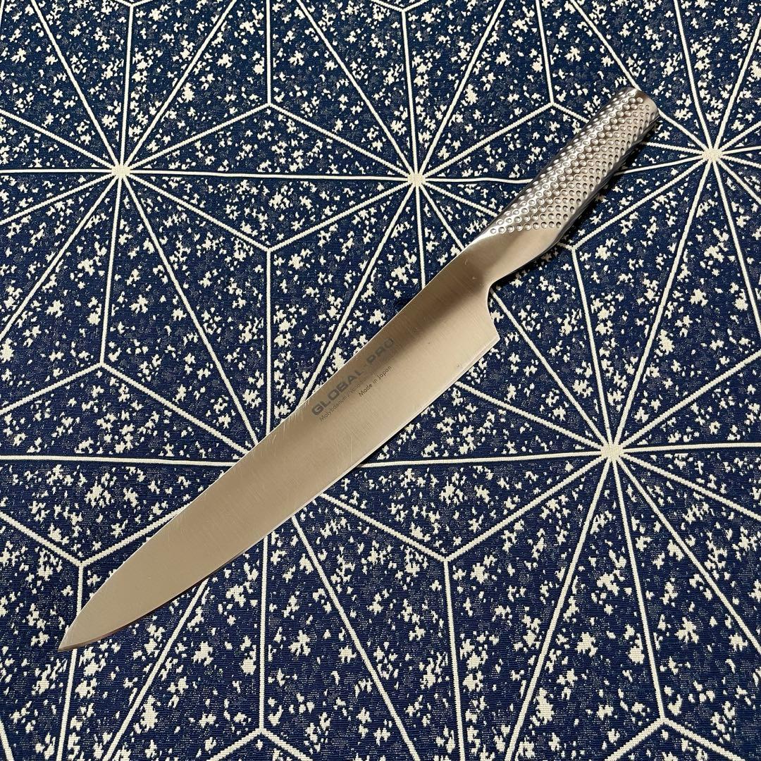 包丁　グローバル　スライサー21センチ