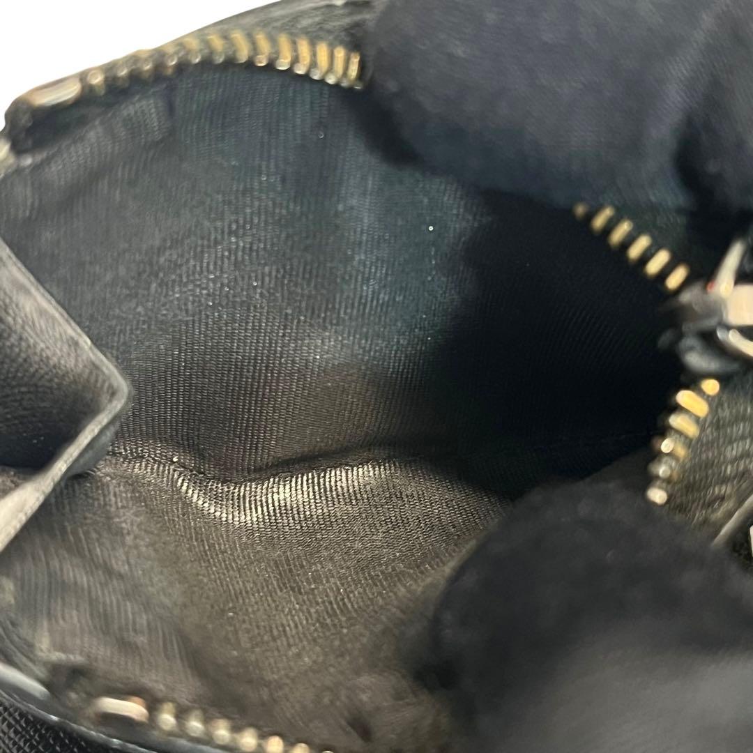 希少✨プラダ ２つ折り財布 カード入れ サフィアーノレザー マルチカラー