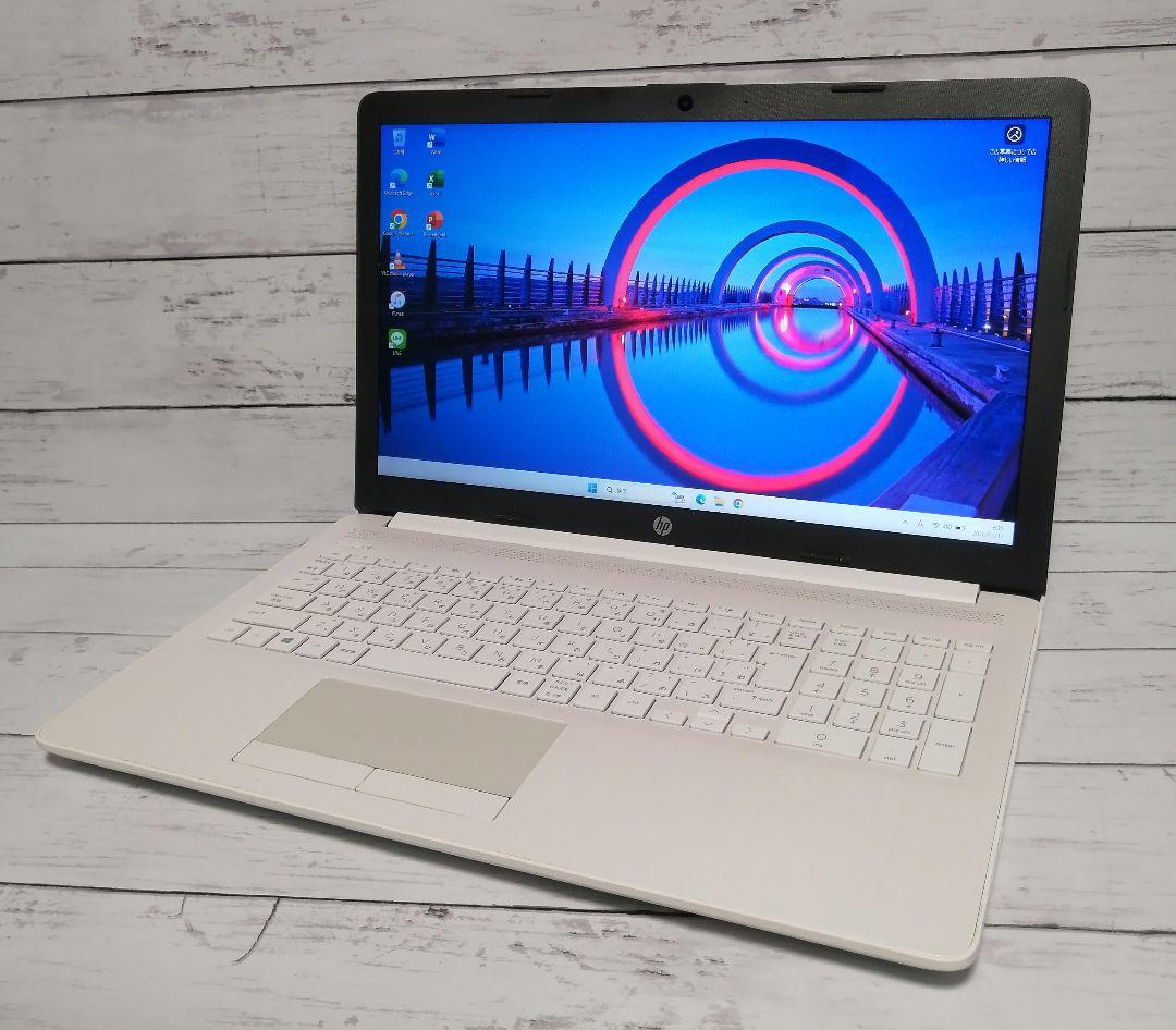 Windows11 hp ノートパソコン 本体 バッテリー新品 オフィス付き