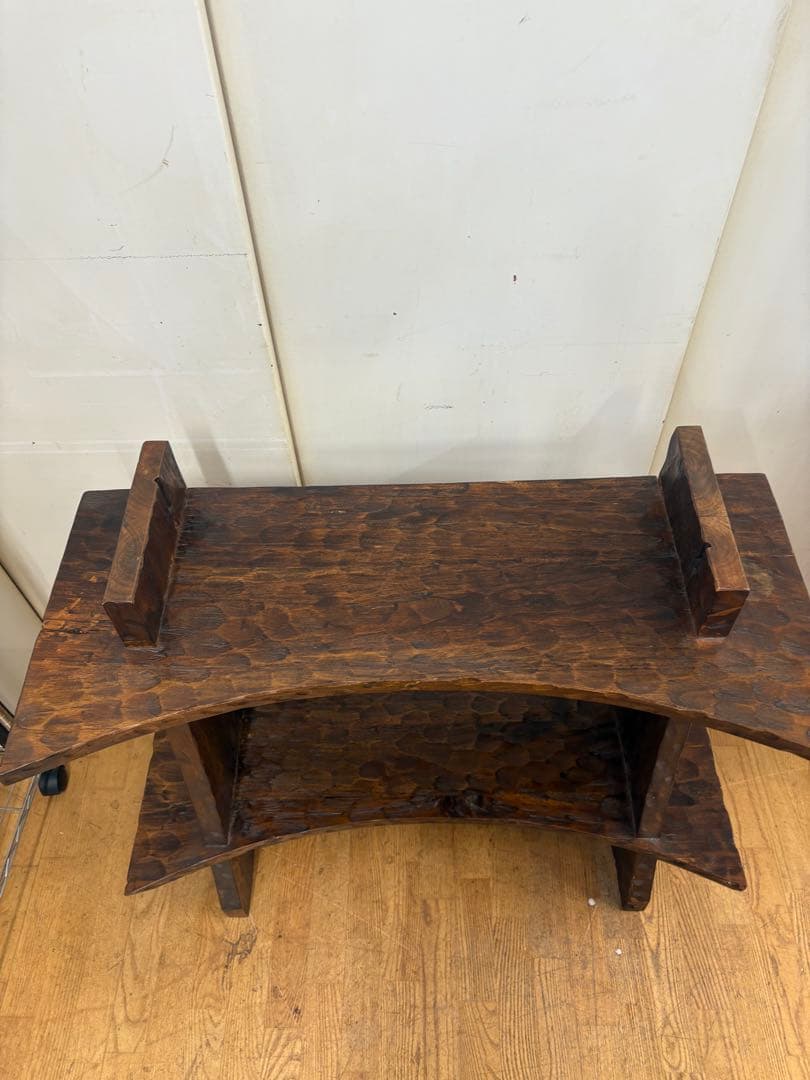 M113アンティーク調木製ラック 幅995mm