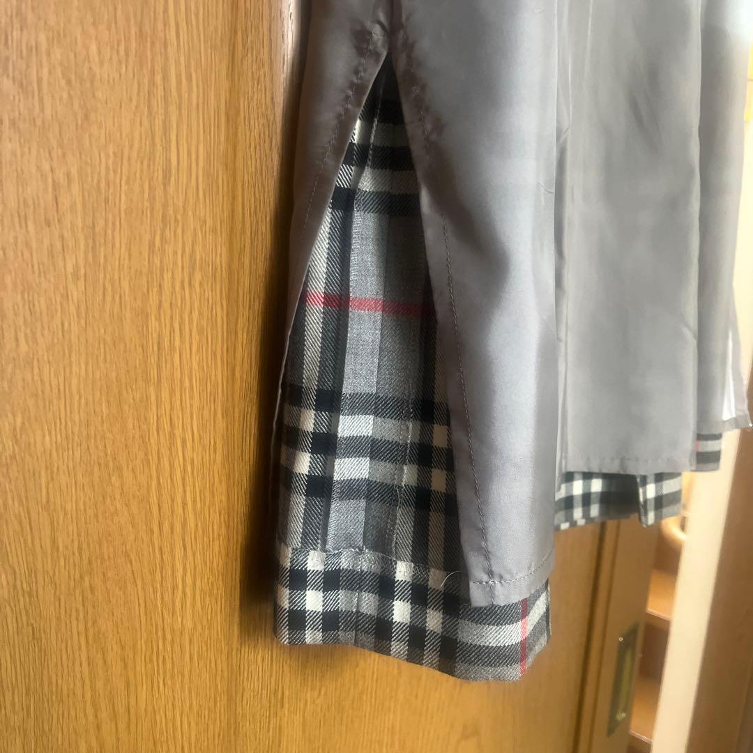 【BURBERRYS】チェック柄プリーツロングスカート　クリーニング済み