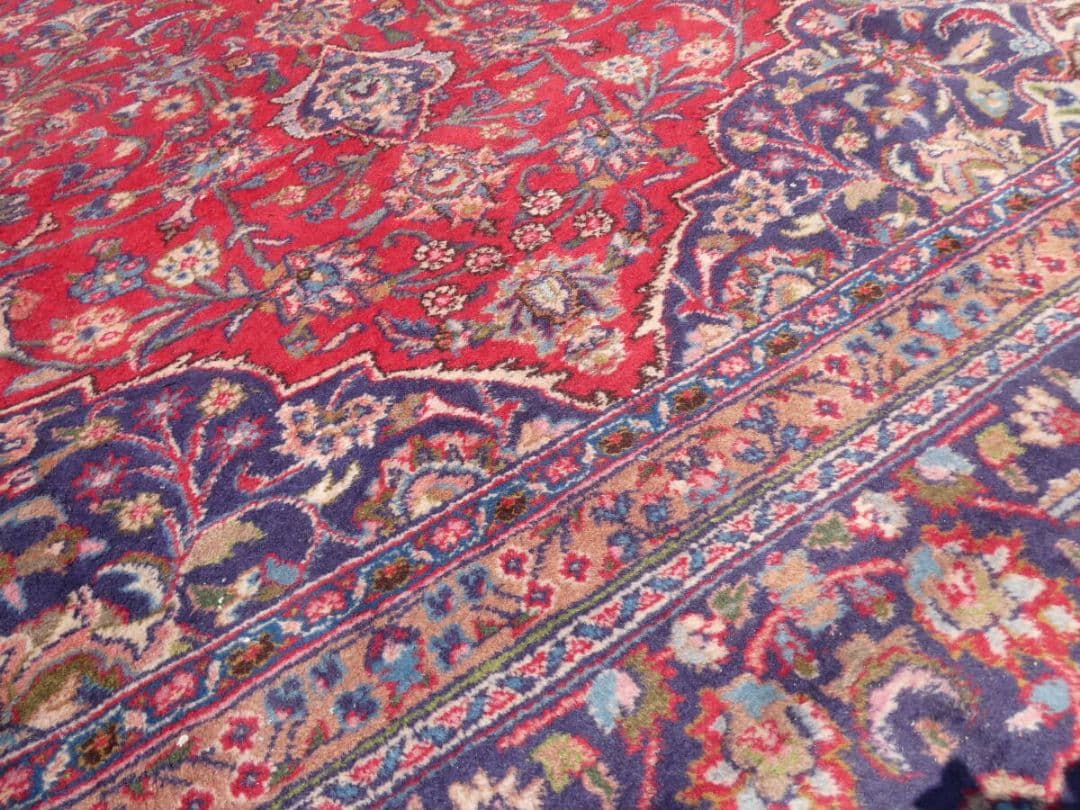 大判　ペルシャ絨毯　387×299cm　イラン産　手織り