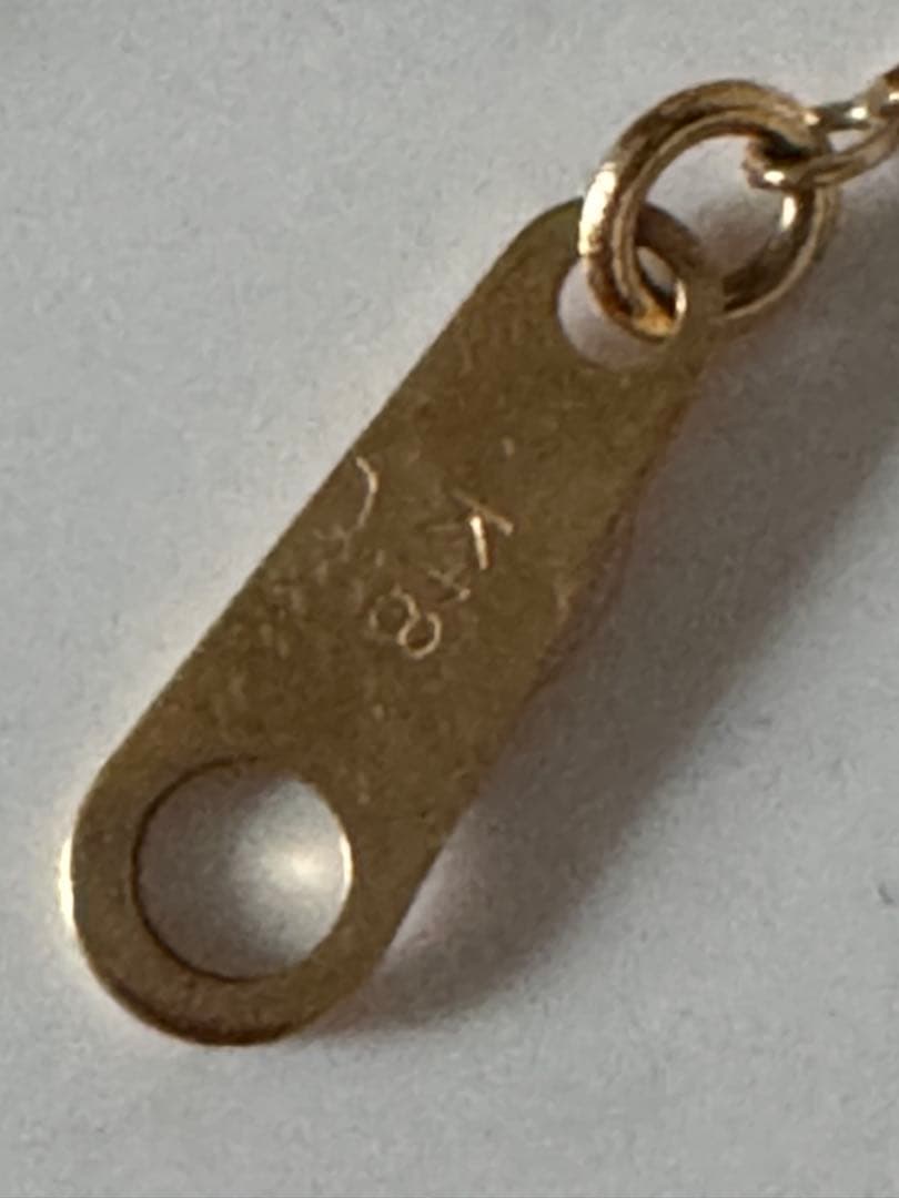 切れたK18 ネックレス 1g