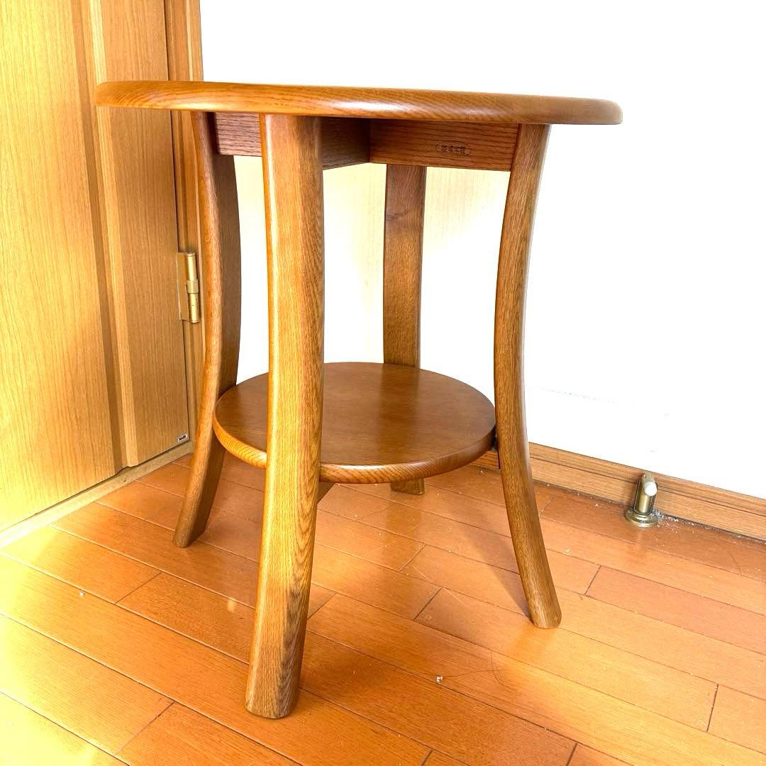【極美品】浜本工芸 / HAMAMOTO サイドテーブル 曲げ木曲がり木コーヒー