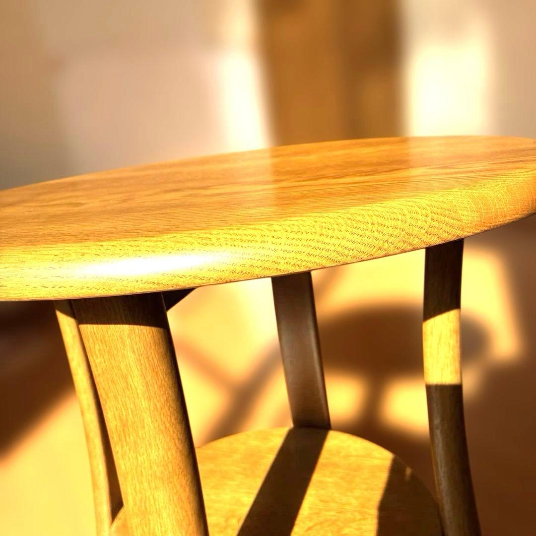 【極美品】浜本工芸 / HAMAMOTO サイドテーブル 曲げ木曲がり木コーヒー