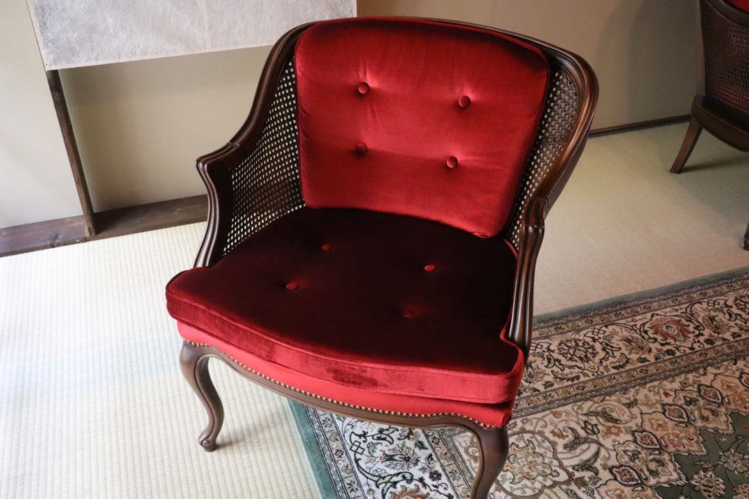 アンティーク調チェア　カリモク