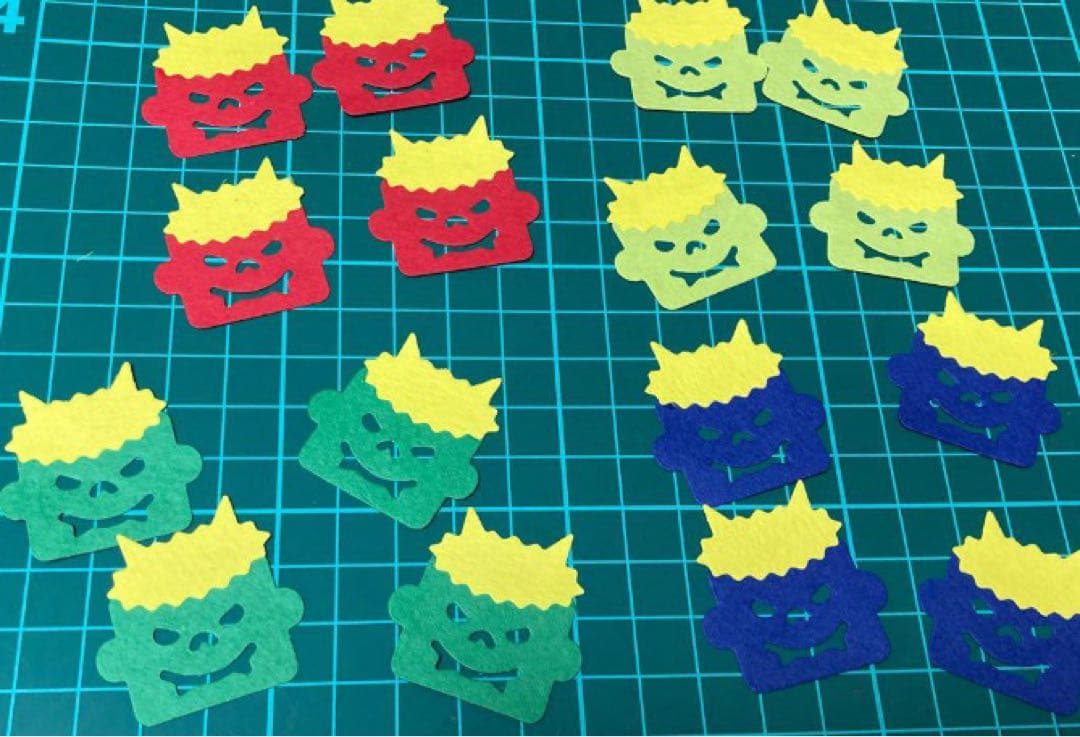 アルバム飾り　クラフトパンチ　節分　オーダー受付中（＾ω＾）