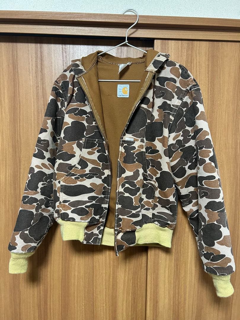 80'sCarhartt 希少　星タグ　短丈迷彩ジャケット