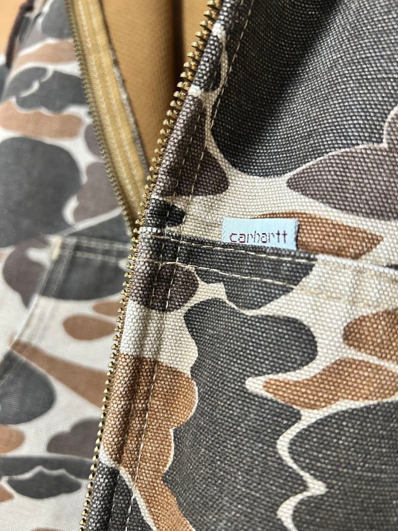 80'sCarhartt 希少　星タグ　短丈迷彩ジャケット