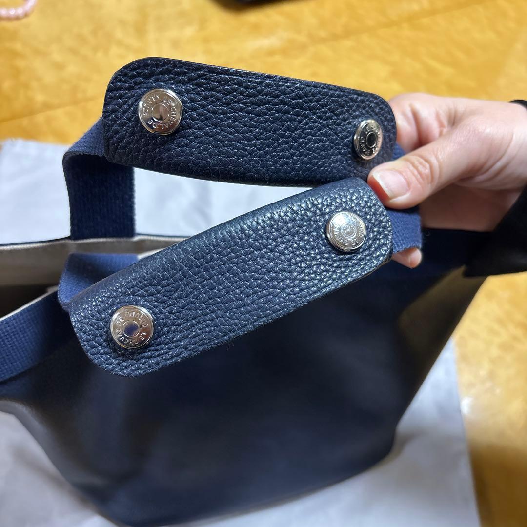 エルベシャプリエ　707GP 舟型　ネイビー