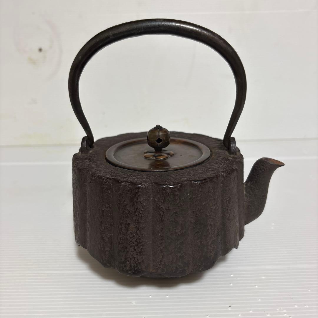 骨董品、茶道具、銀象嵌鉄瓶