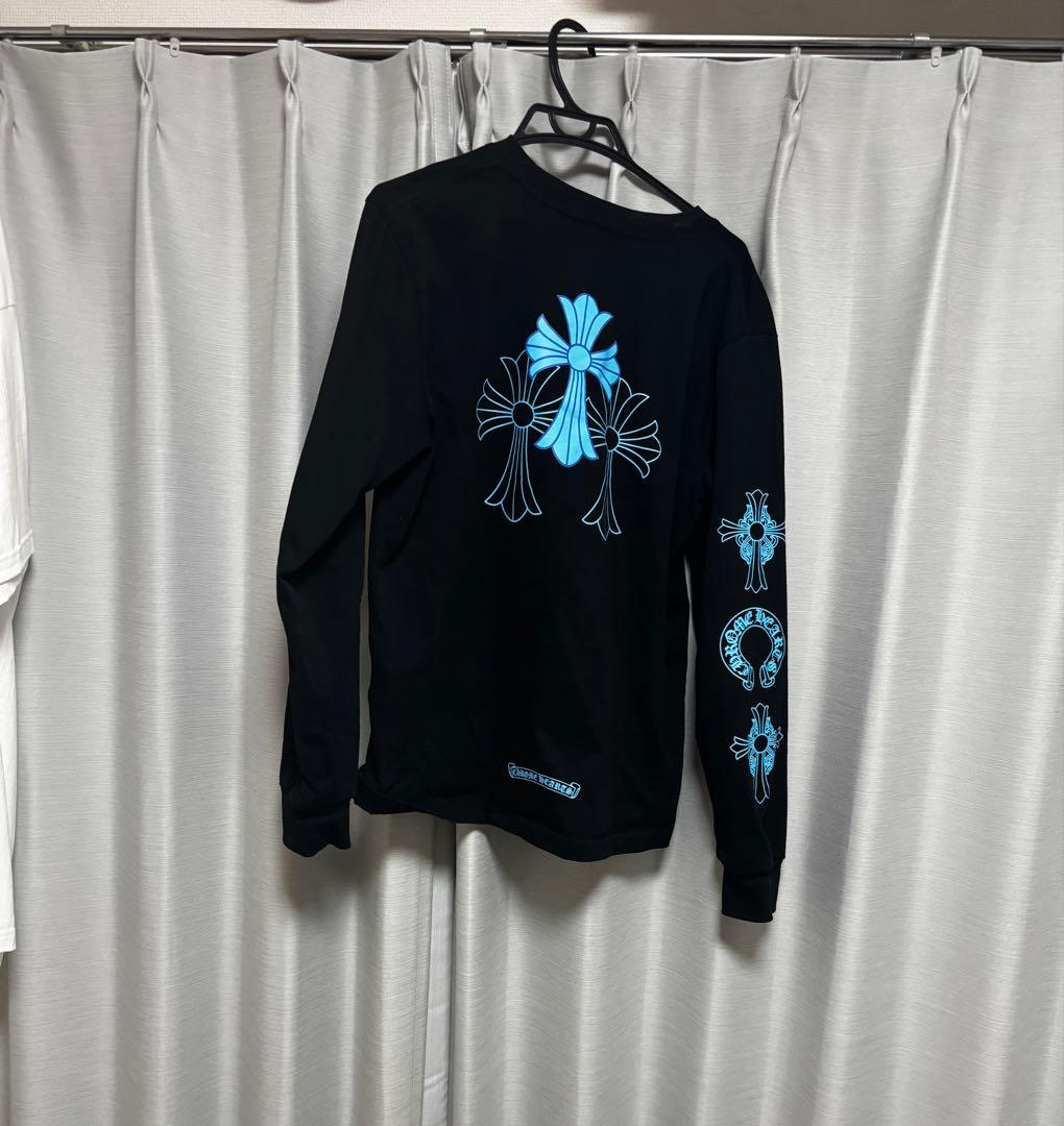 クロムハーツ 長袖カットソー ロンT ブルー