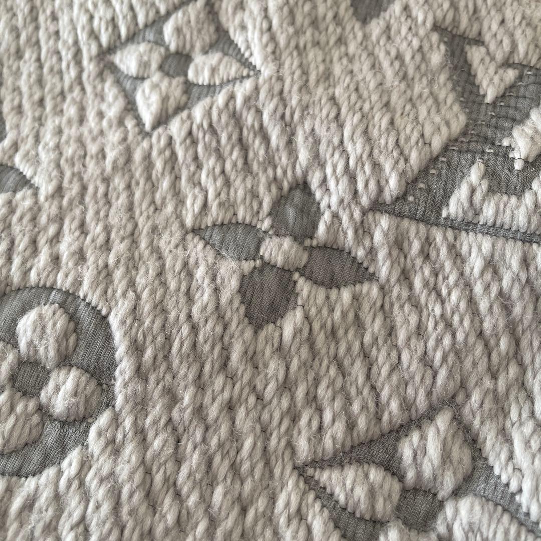 値下げLouis Vuitton グレー マフラー