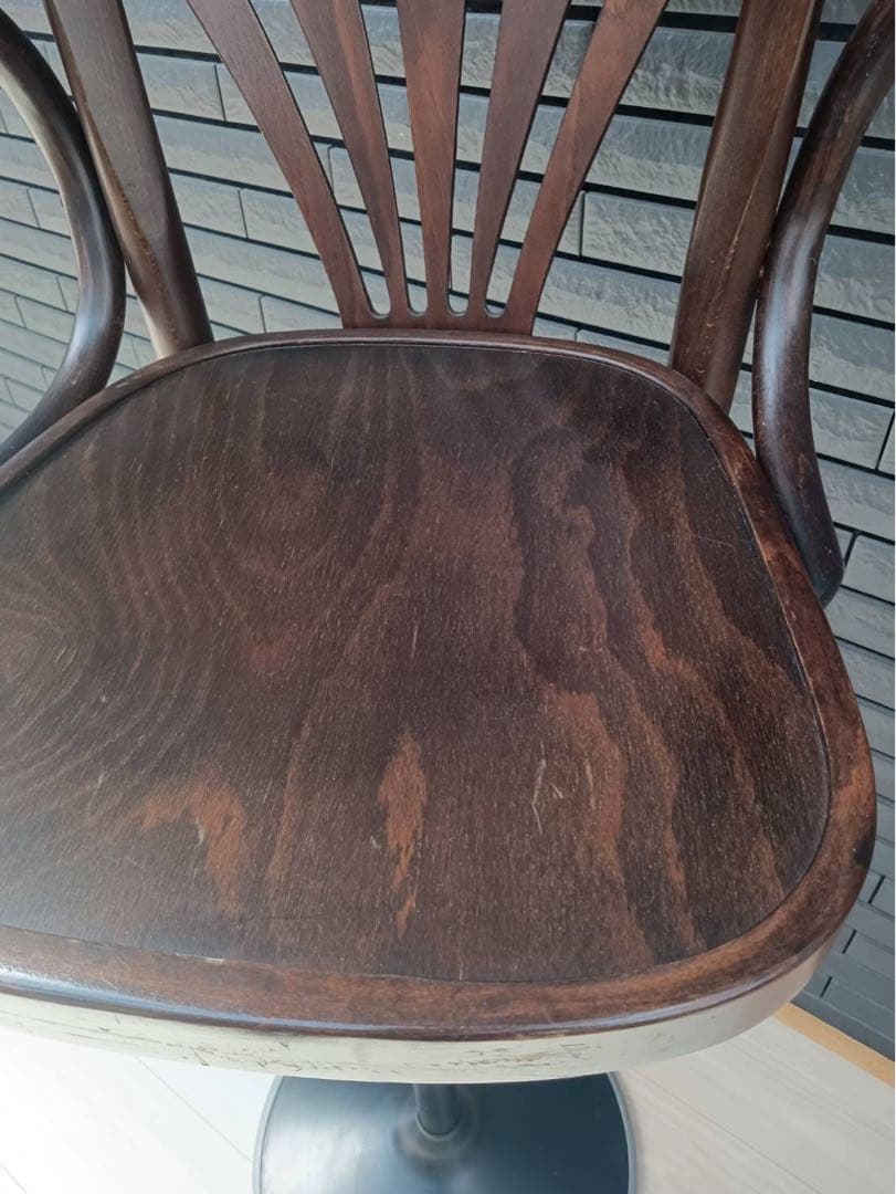 送料込み　アンティーク　ベントウッドチェア　カウンターチェア