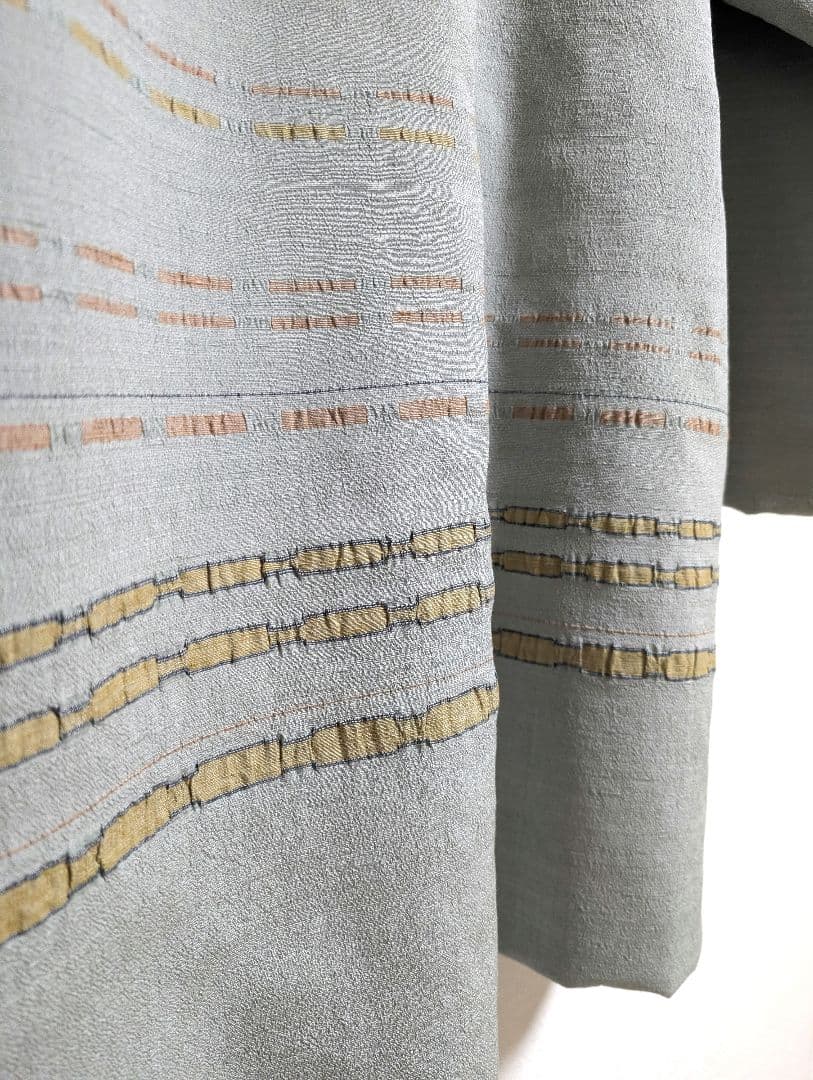 春コート 裏地付き 着物リメイク