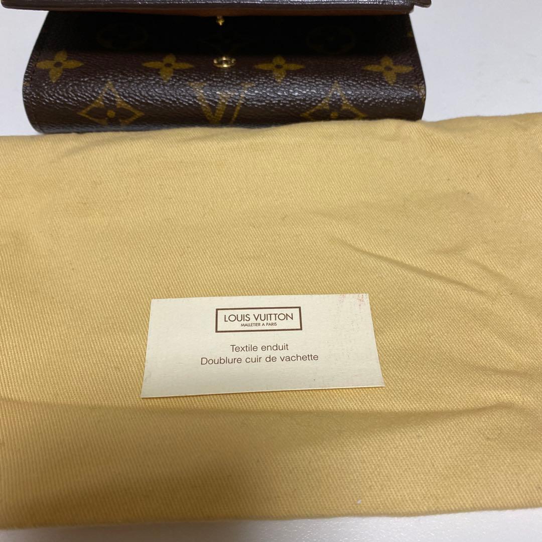 ド*︎様 ルイヴィトン　二つ折り財布　モノグラム　茶