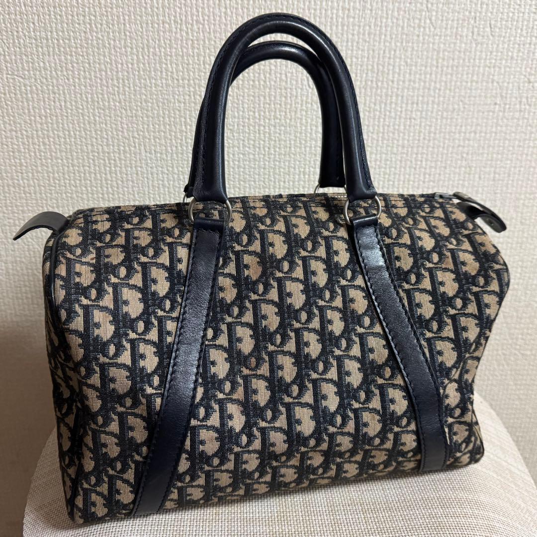 Christian Dior ヴィンテージボストンバック Dロゴ モノグラム