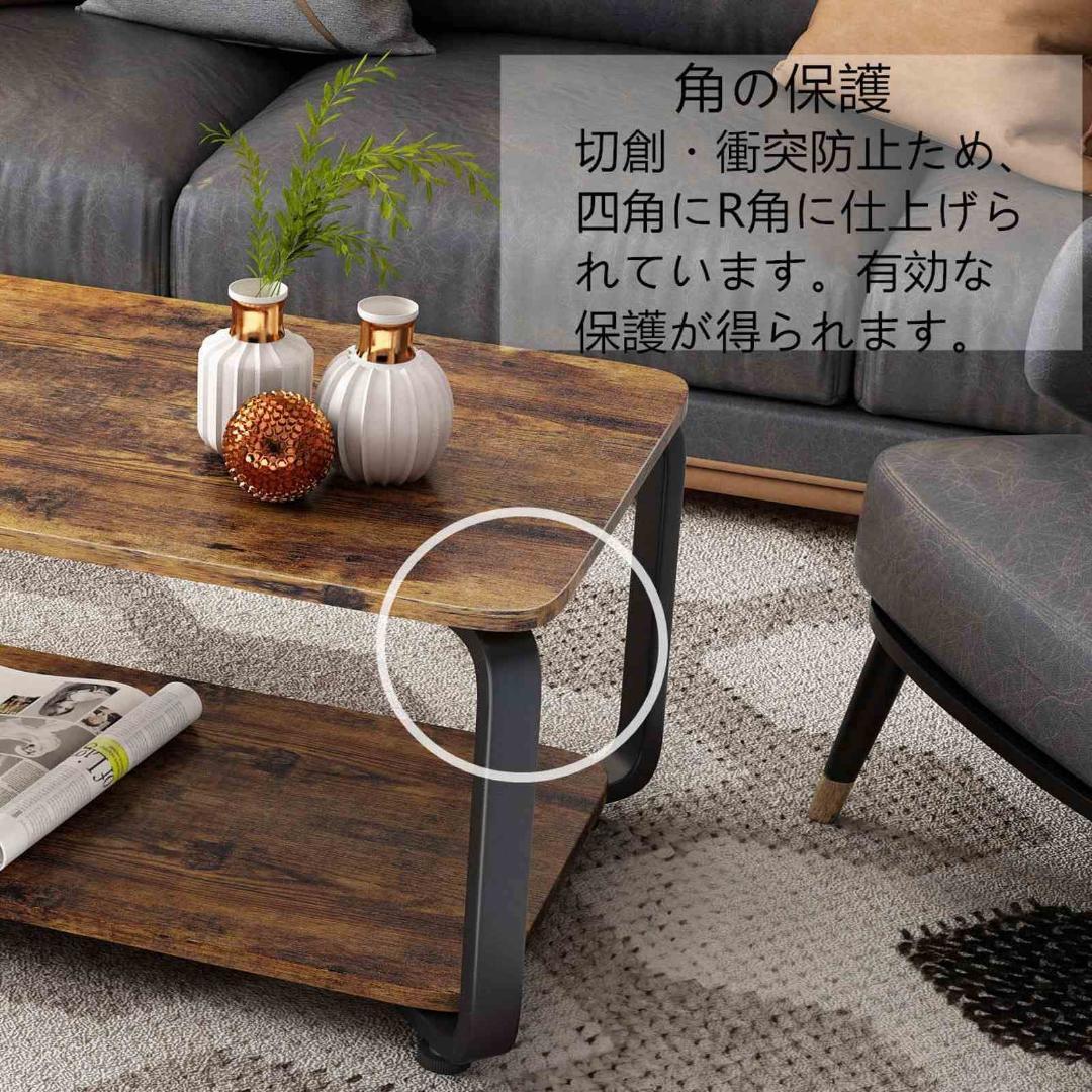 多機能ヨーロッパ風サイドテーブル - 80x40cmx 43H cm