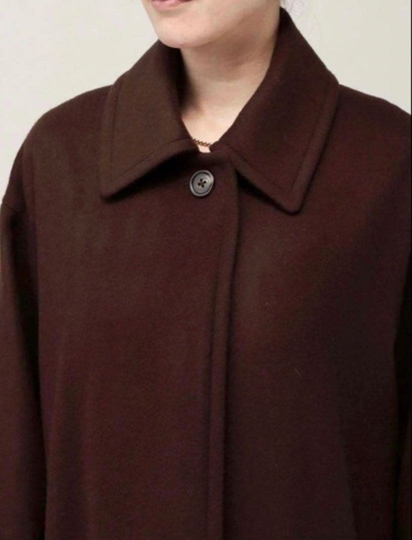 美品　カレンソロジー　ワイドスリーブロングコート　ブラウン
