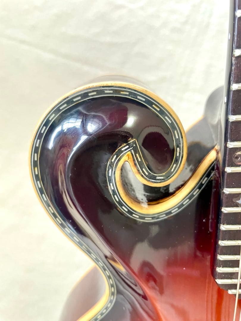 美しき謎のマンドリン　サンバースト マンドリン本体　インレイ装飾