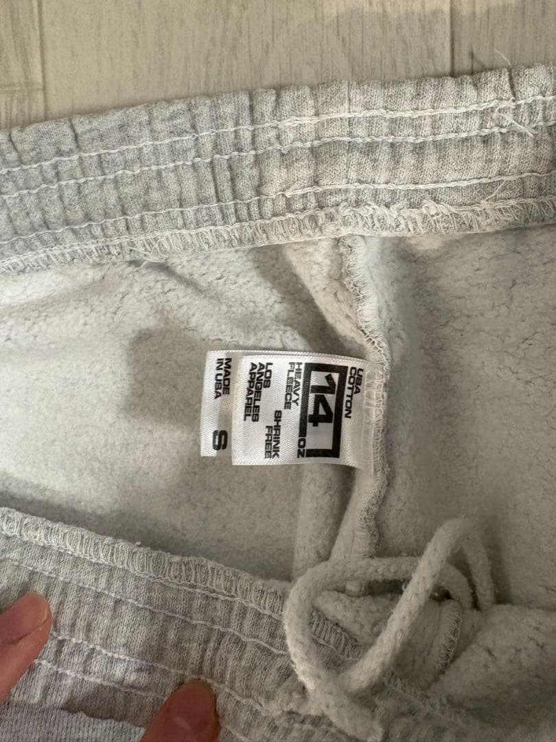 ロスアパ スウェットパンツ S グレー USA製