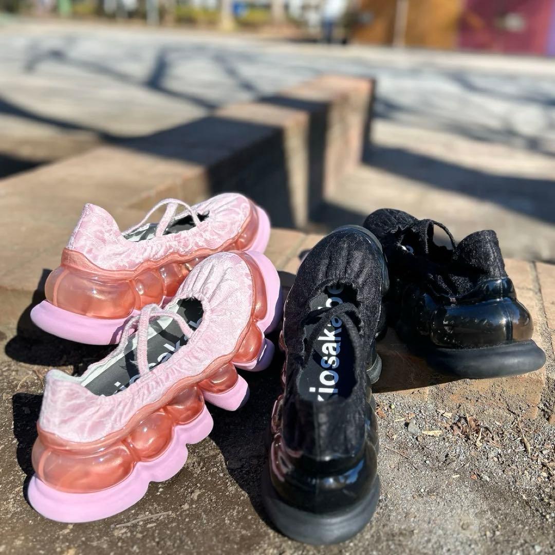 靴 Jewelry Ark Lace Ballet Shoes / Black