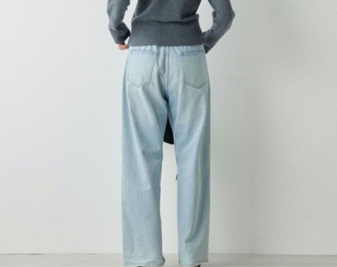 niko ウィムガゼット　ドロストデニム　美品　デニム　ドローコード