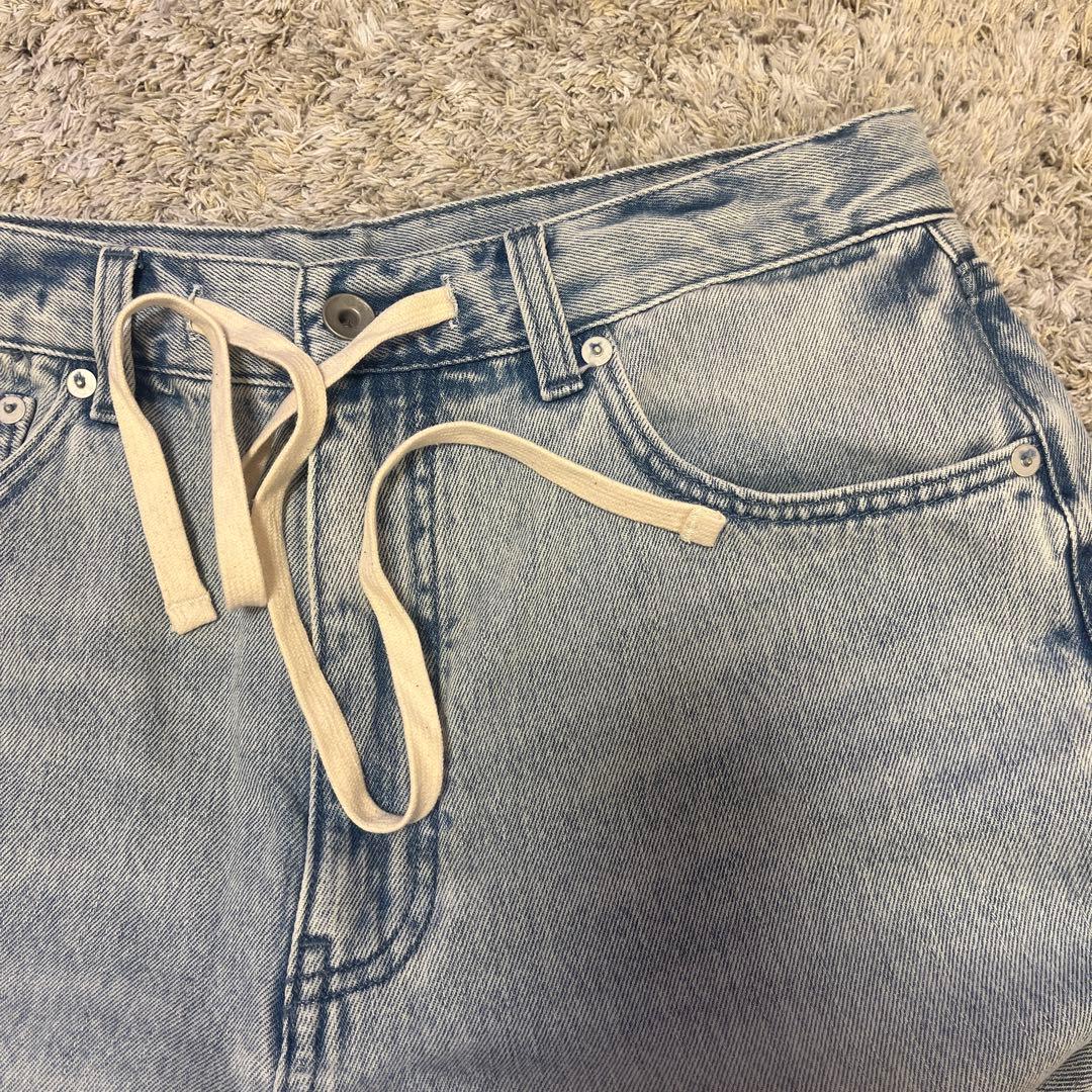 niko ウィムガゼット　ドロストデニム　美品　デニム　ドローコード