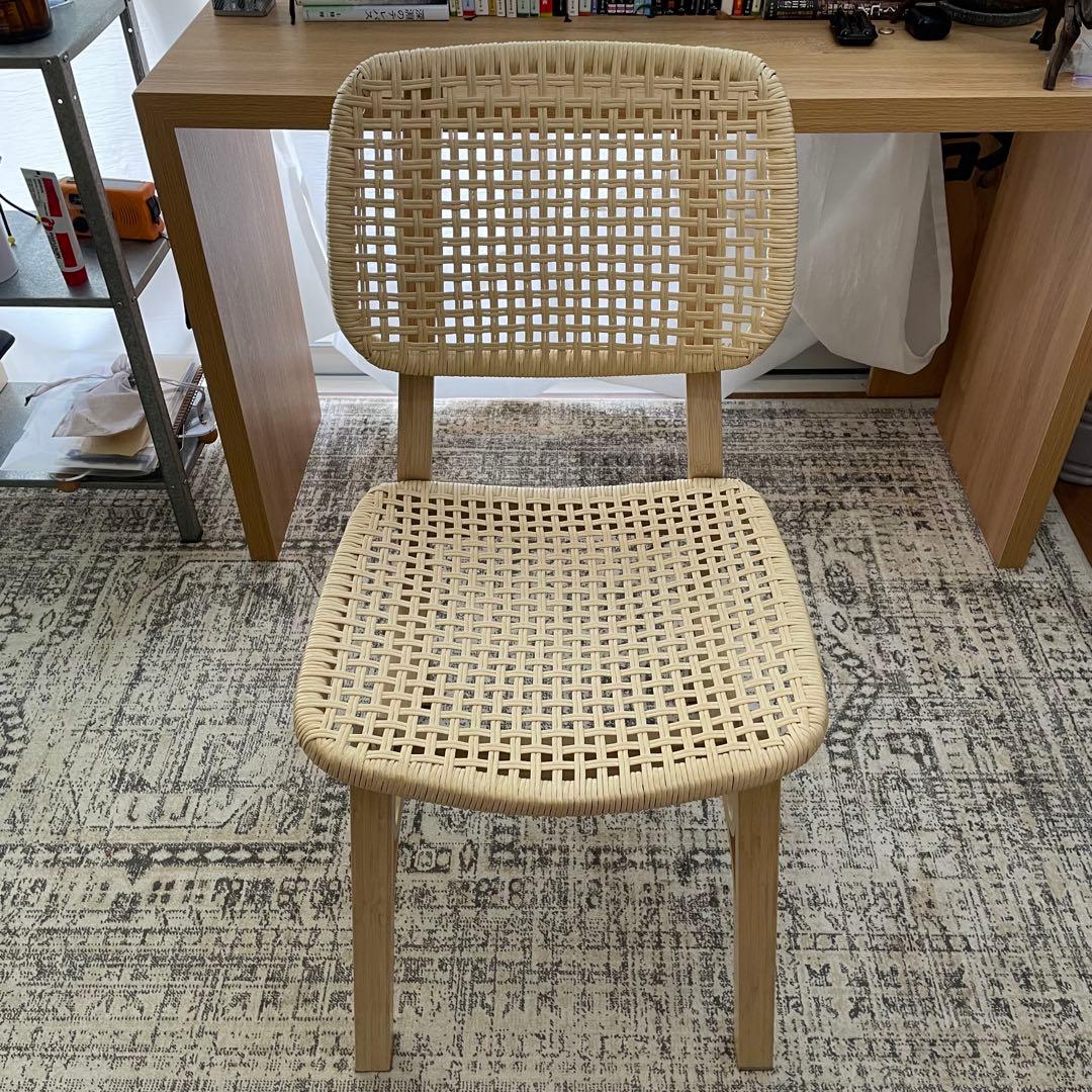 ナチュラルラタン風チェア