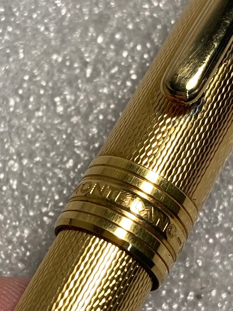 Z）モンブラン 18K 750 万年筆 マイスターシュテュック ゴールドカラー