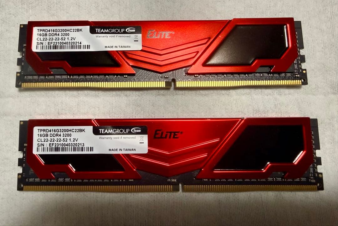 TEAMGROUP ELITE DDR4 16GB 3200MHz 2枚組