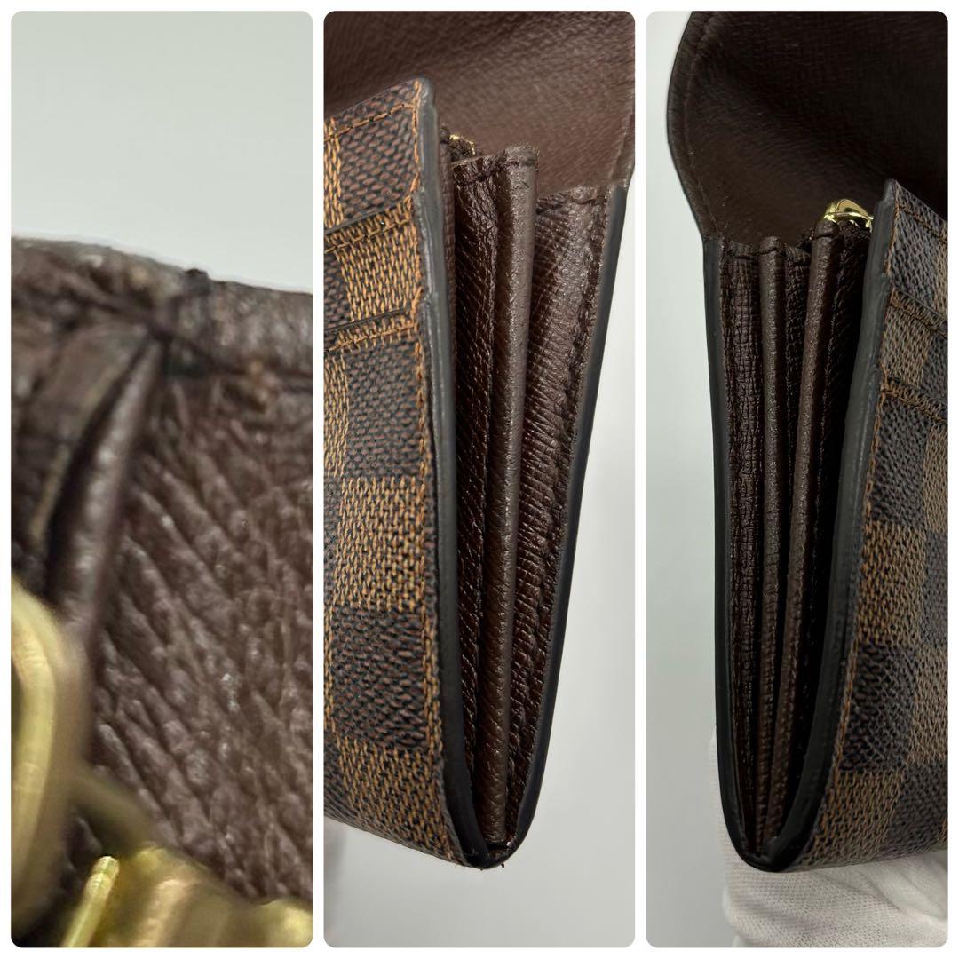 ルイヴィトン ダミエ ポルトフォイユサラ 財布 レディース　カード入れ10枚