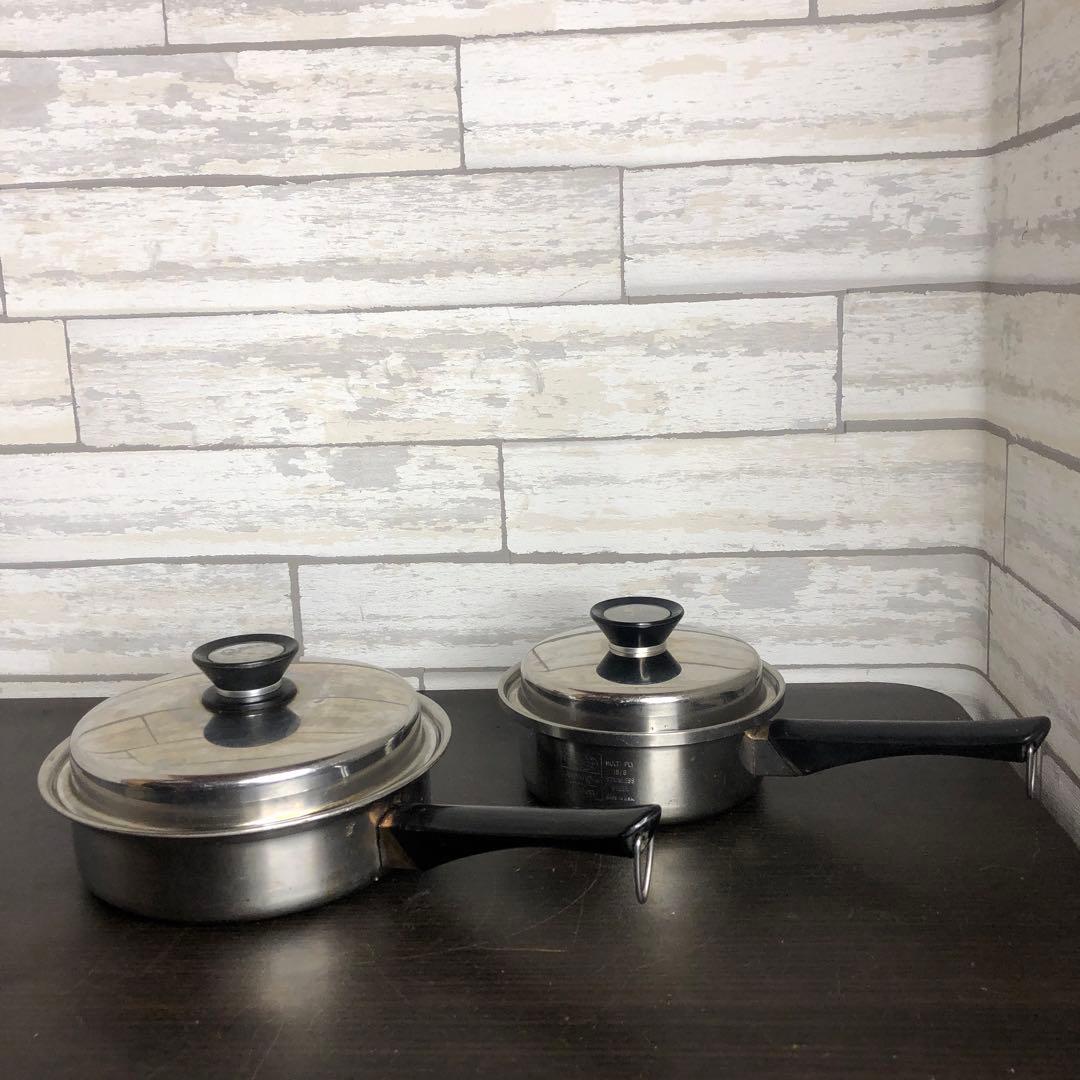 アムウェイ　クィーンクック　片手鍋　ソースパン　2個セット