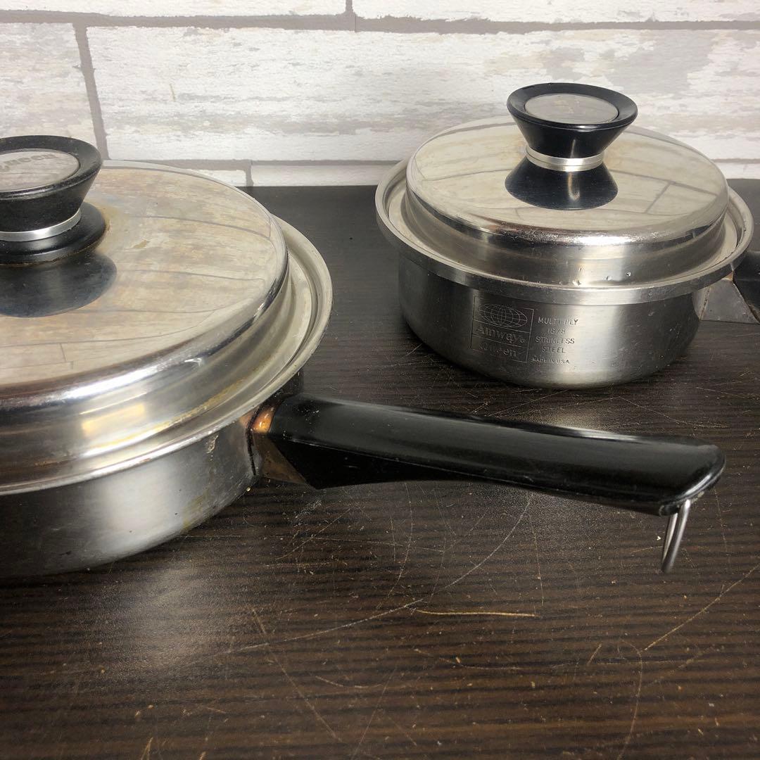 アムウェイ　クィーンクック　片手鍋　ソースパン　2個セット