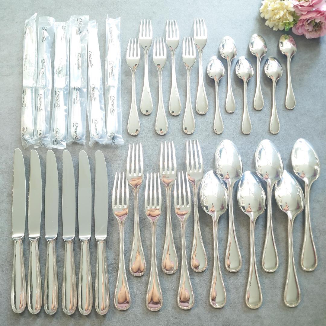 美品 クリストフル パール 未開封含む 36点