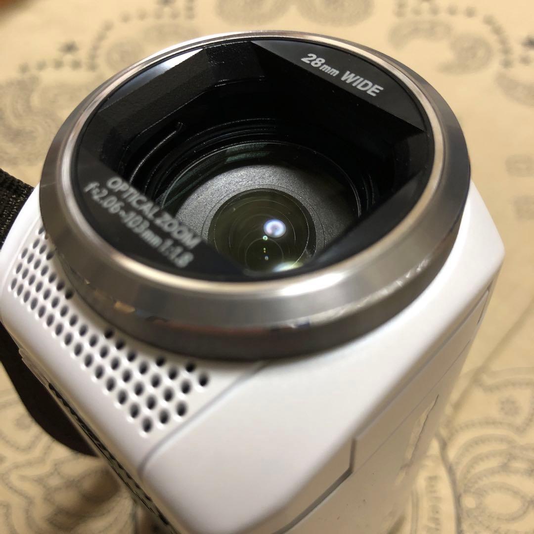 極美品 Panasonic HC-V360M ホワイト ビデオカメラ